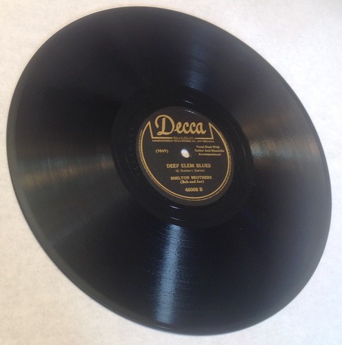 Shelton Brothers "Deep Elem Blues"78 rpm - Picture 2 of 4