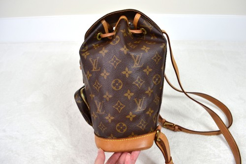 Louis Vuitton Montsouris MM Monogram Leather Backpack Bag Handbag Purse - Picture 17 of 24