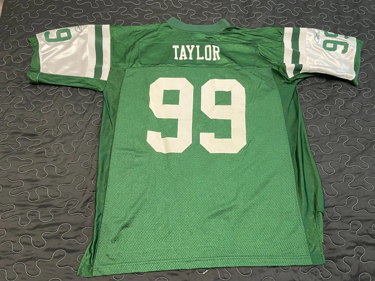 Rare Vtg Reebok JASON TAYLOR #99 New York Jets Jersey Mens Adult