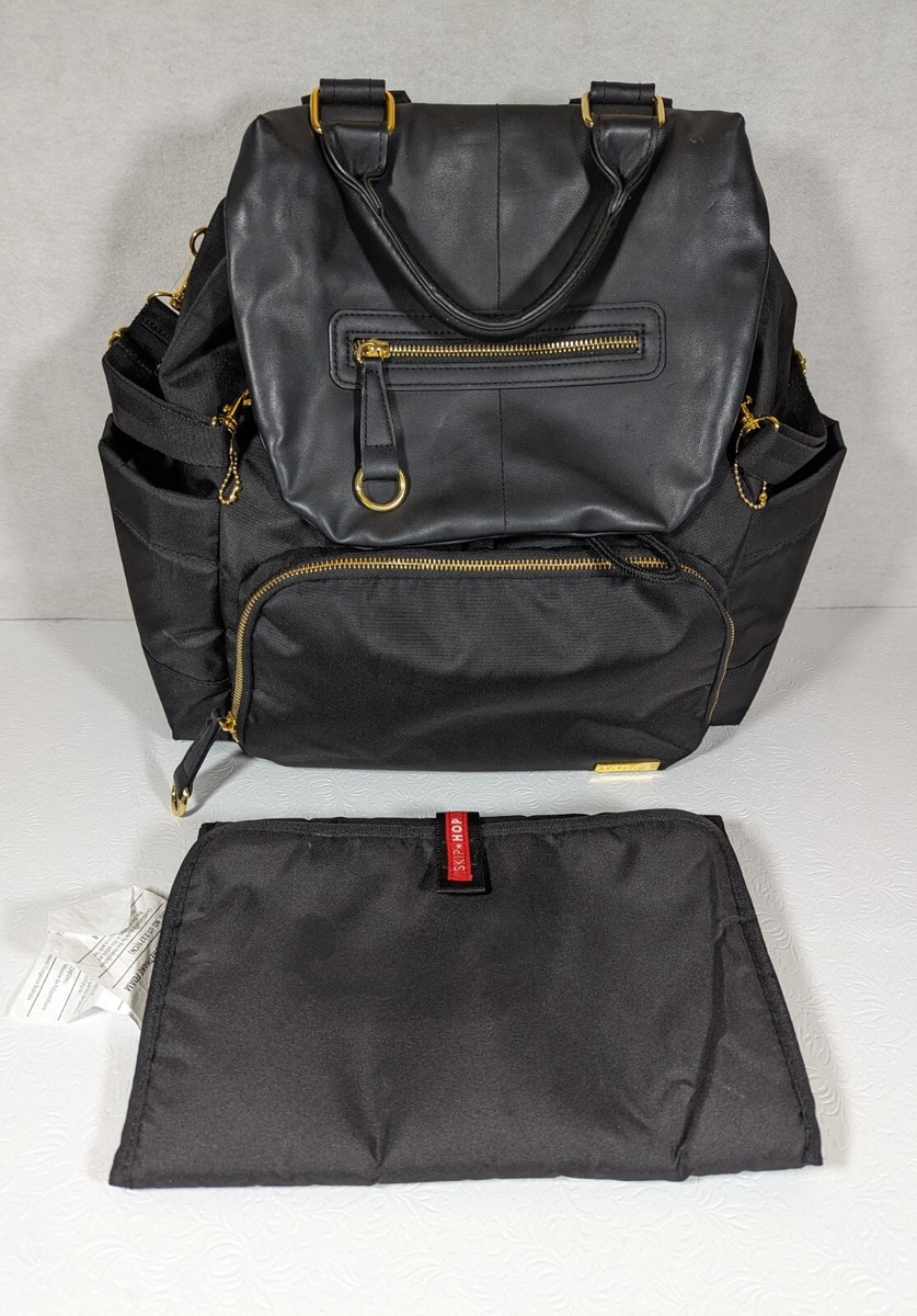 Black Skip Hop Chelsea Downtown Chic Diaper Bag Review Clearance