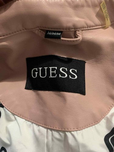 guess leather jacket 22lmu232 size m rose pink(BA13) - Picture 2 of 16