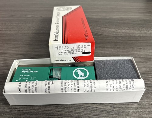 InterMountain Railway HO Kit #41009-12 40’ Boxcar - Great Northern #19441 - ¡NUEVO EN CAJA! | Zustand: New