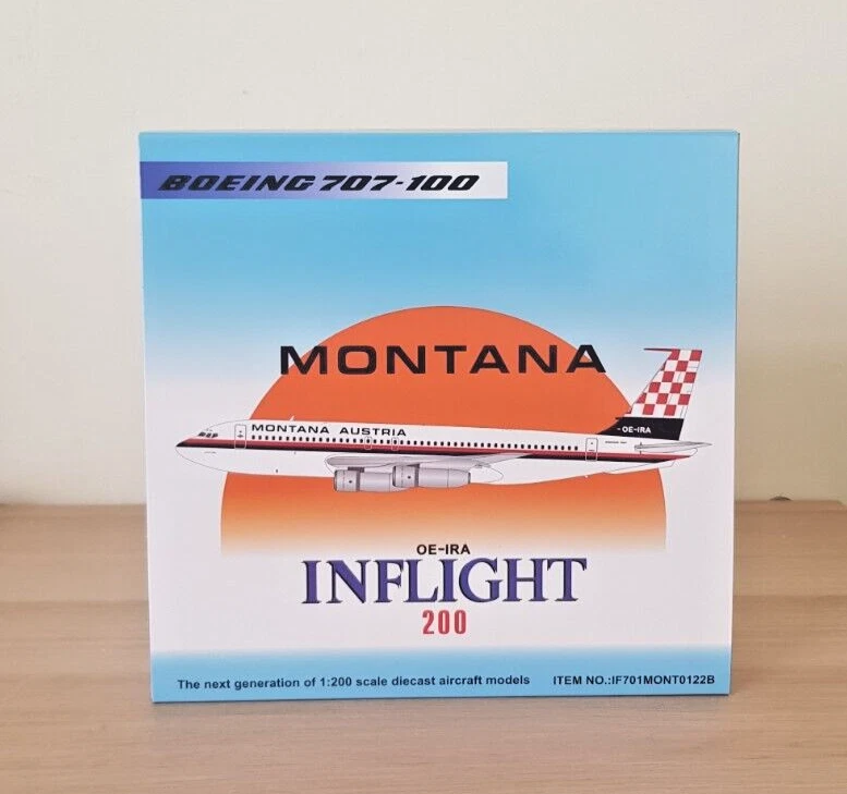 InFlight 1/200 IF701MONT0122B, Boeing 707-100 Montana Austria Airlines OE-IRA - Immagine 2 di 4