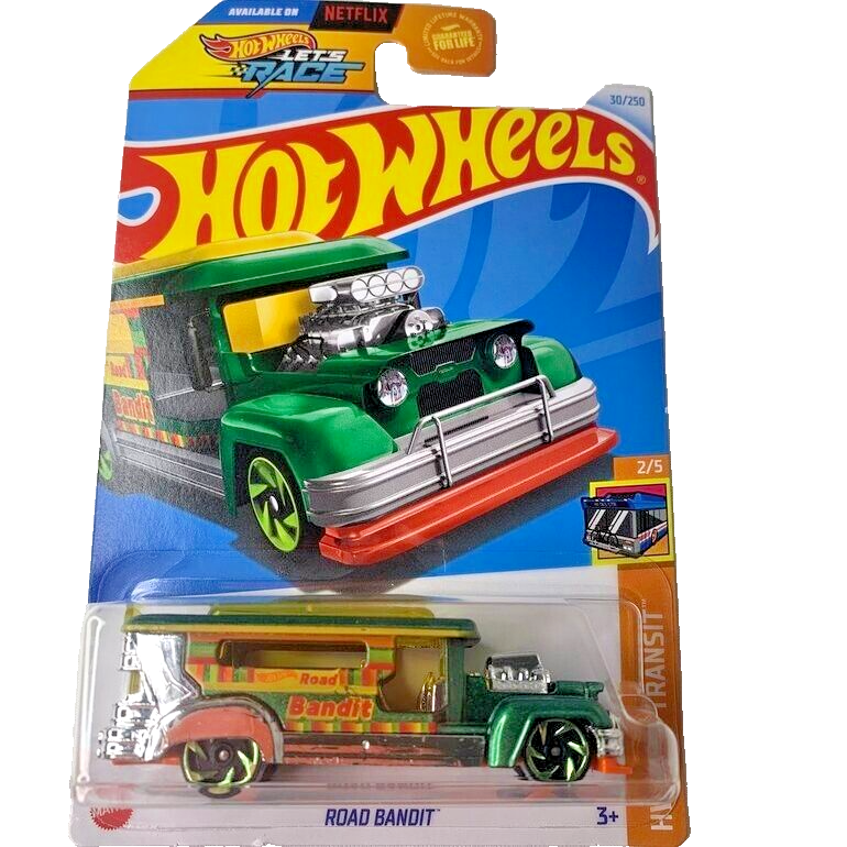 HOT WHEELS 2024 ROAD BANDIT METALFLAKE GREEN 30/250 HTD27 LET'S