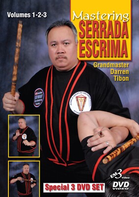 SERRADA ESCRIMA 3 DVD SET (Vol-1, 2 & 3) By GM Darren Tibon