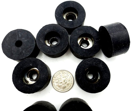 Screw on Rubber Bumper Pad Has 3/16" Screw Hole - 1" Pad, 1/2 Tall - Free Ship! - Picture 4 of 12