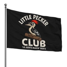 Little Pecker Club Flag 3x5 ft Printed Polyester American Flag Banner Decor NEW