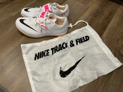 Nike Zoom HJ Elite High Jump White 806561 102 Men's Size 10
