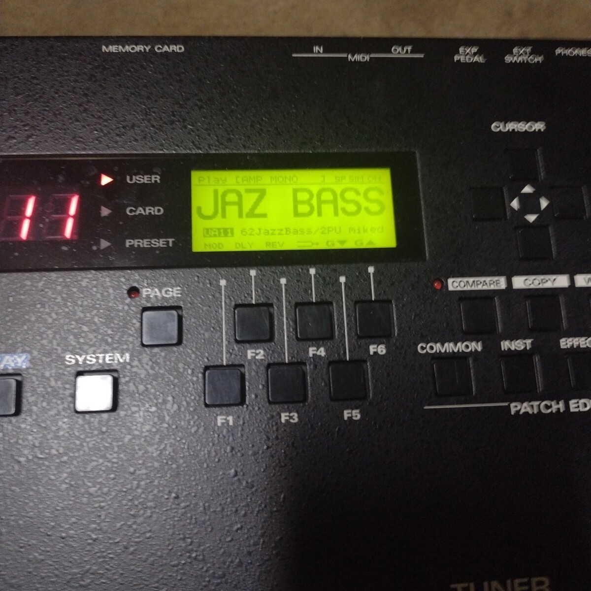 Roland Vg8 guitar synthesizer Multi Effects Floorboard Pedal eBay