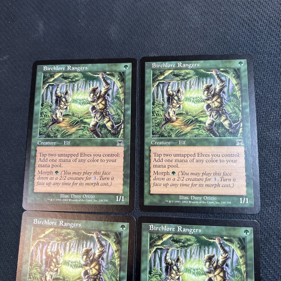 Birchlore Rangers Magic The Gathering Mtg Onslaught Playset Card 4  NM - Image 2 of 4