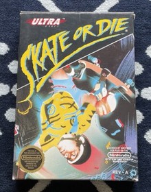 Juego Skate Or Die NES CIB Nintendo Excelente Estado Completo En Caja