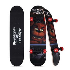 Five Nights at Freddy's 31" Complete Skateboard, Brown Bear, 50mm X 30mm