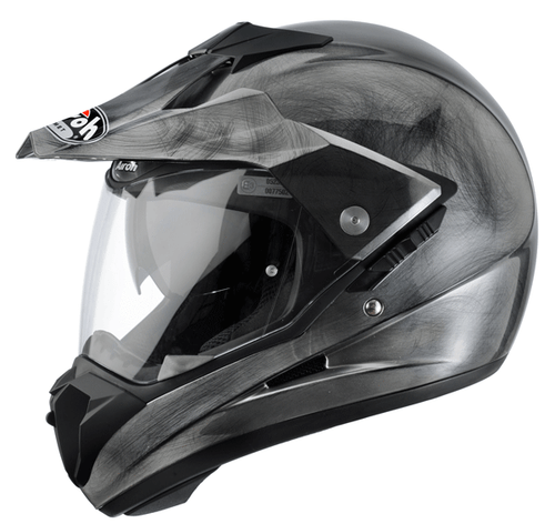 Airoh Adventure Helmet S5 Graphite Grey Road/Off Road helmet - ACU Gold Stamped - Picture 2 of 2