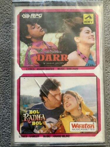 Darr/ Bol Radha Bol  - Bollywood Music Cassette  - Imagen 1 de 2