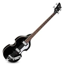 Vintage Violin E-Bass Beatbass Schwarz Black Magic Violinbass Bassgitarre Bass