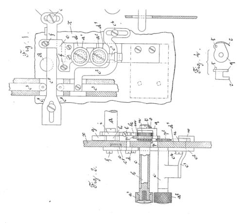 Alte, antike Nähmaschine / Stickmaschine Gegauf, Saurer, Cornely:  -1909 - Bild 1 von 1