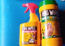 Big Wipes 4x4 Heavy-Duty Cleaning Wipes Tub of 100 Extra Value Pack - BGW2420