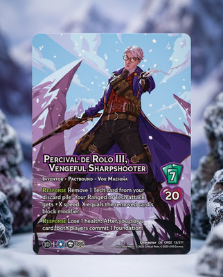 UniVersus Percival de Rolo III, Vengeful Sharpshooter - NM - Critical Role