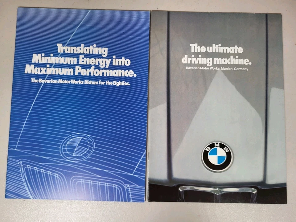 Gran Lote Vintage Años 80 90 BMW Venta Folletos Catálogos Correos 320i 528i Foto 3 de 4
