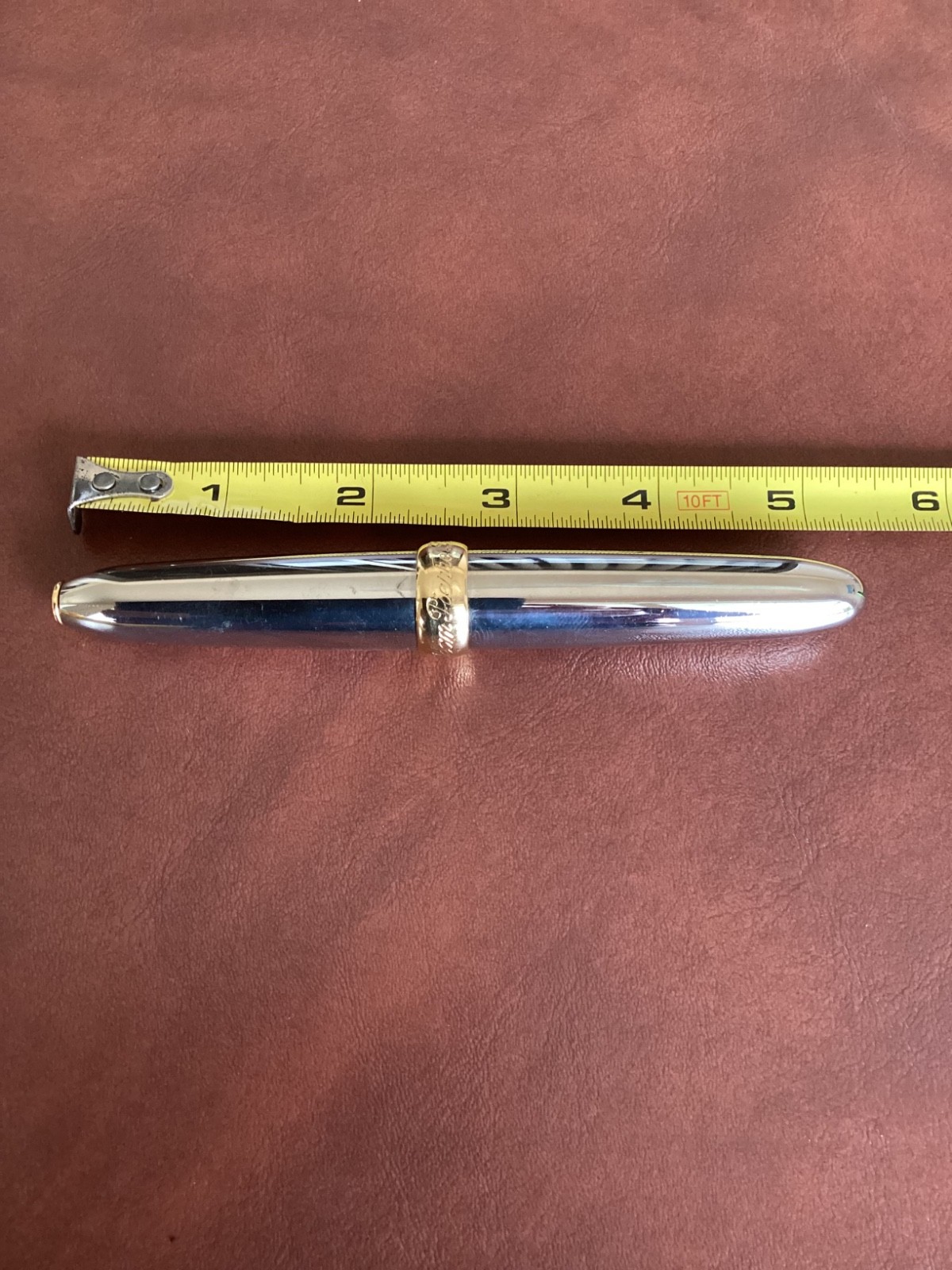 Rare Jean Pierre Lepine "Winston" rollerball pen in polished metal
