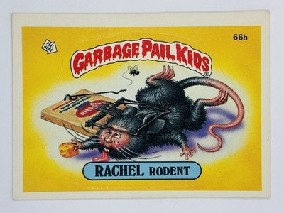 1985 Topps Garbage Pail Kids -Series 2 #66b RACHEL RODENT -Glossy (VG) See PICS!