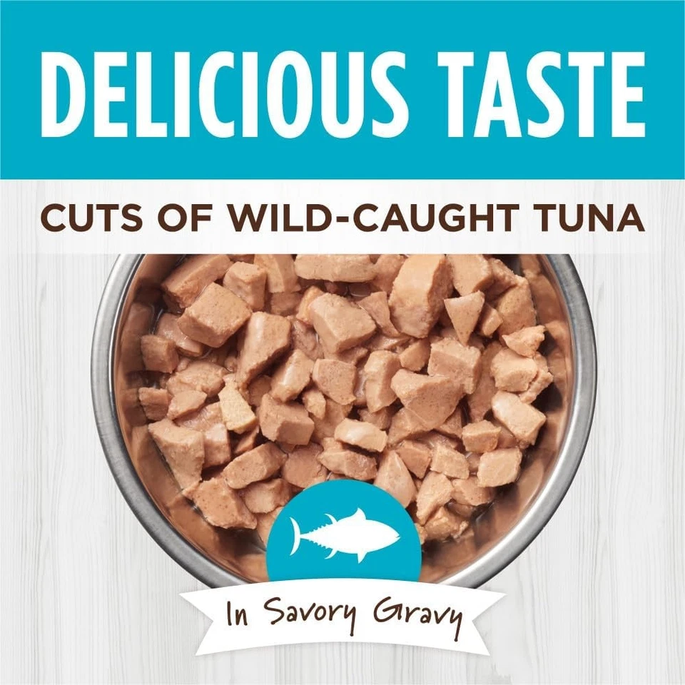 Case of 24 Real Tuna Recipe Natural Wet Cat Food Topper 3 oz. Pouches - Image 3 of 4