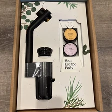 Sprig by Kohler Shower Infusion Starter Kit, Clean Aromatherapy Infused - Black