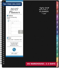 2027 Planner - 2027 Planner Weekly and Monthly, JAN 2027 - DEC 2027 8.5" x 11"