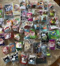 Vintage Over 50 Pieces Mixed Lot Happy Meal Toys McDonalds Burger King Wendy  s
