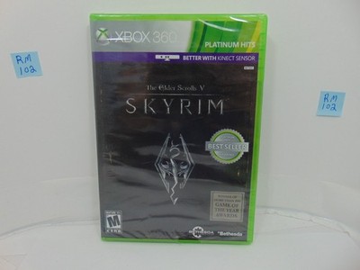 Elder Scrolls Skyrim Platinum Hits Xbox 360 Brand New