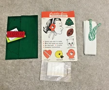 Vntg c1950s Sew It Yourself Cuddle-Ears Ear Muff  Craft Kit, Parts, Metuchen, NJ