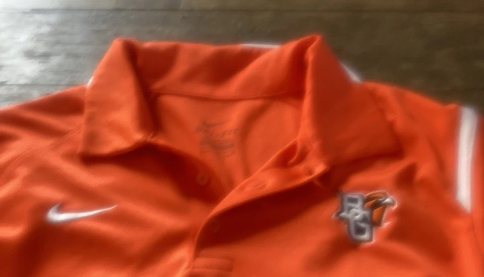 Мужская рубашка-поло Bowling Green Falcons NCAA футбол Nike Dri Fit размер средний - Изображение 4 из 4