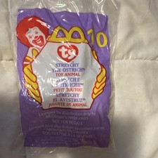 Ty Teenie Beanies Stretchy the Ostrich 1999 McDonald's Toy 1 Years 3-7 Age