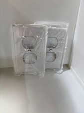 2-PK Leviton White 1-Gang WALL PLATE Duplex Outlet Receptacle Plastic NEW 88003