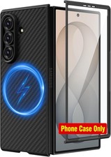 Magnetic Case in Carbon Fiber Black for Samsung Galaxy Z Fold 8 Ultra