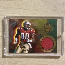 2000 Pacific Vanguard Authentic Game Worn Jerseys Jerry Rice 12 Offers Welcome