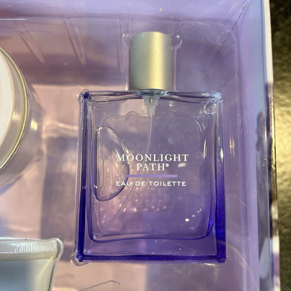 Bath & Body Works Pleasures Moonlight Path 7 piezas Set de regalo con perfume EDT RARO Foto 4 de 4