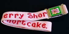 Vintage 1980 Strawberry Shortcake Adjustable Child's Belt w/Magnetic Clasp