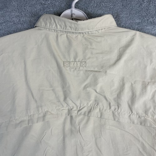 Cabela's Guidewear Hemd Herren 3XL hellbraun SS belüftet UPF 50 Utility Reißverschlusstaschen Safari - Bild 15 von 18