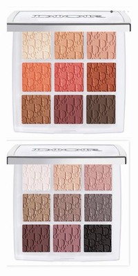 Dior Backstage Nine-Color Eyeshadow Palette 003 Warm Essentials & 002 Smokey Eye