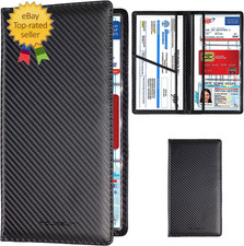 Car Registration and Insurance Card Holder, Vehicle License Document Glove Box C