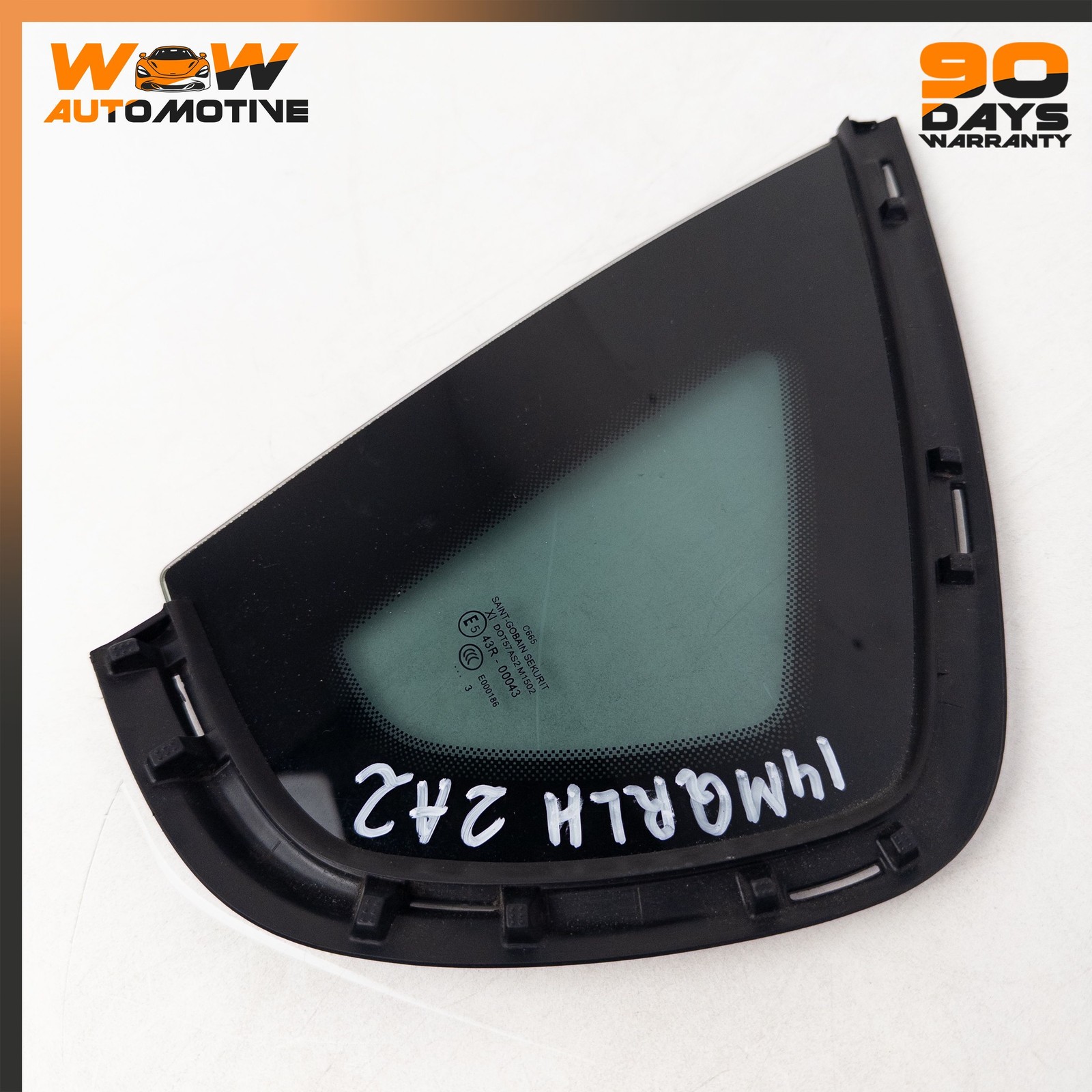 13-19 MASERATI QUATTROPORTE GTS REAR LEFT DRIVER SIDE QUARTER WINDOW GLASS OEM