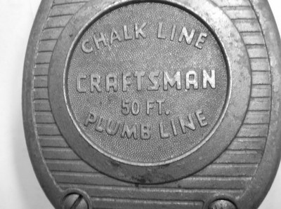 Vintage Chalk Line Craftsman 50 FT Plumb Line