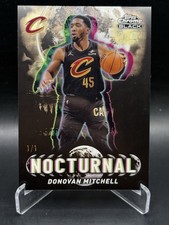 Marketplace image: Topps Chrome Black Nocturnal Case Hit NO-13 Donovan Mitchell SuperFractor 1/1