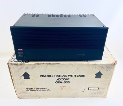 ADCOM Power Amp GFA-555 w/Original Box and owners manual