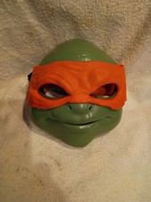 Teenage Mutant Ninja Turtles Michelangelo Mask 2014 Playmates Hard Plastic