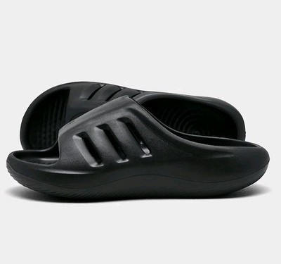 adidas AdiFom IIInfinity Slide Triple Black Men Unisex Slip On Sandal JI0397