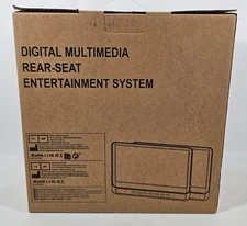 10.1" Dual Car DVD Players 1080P with HDMI Input Sync Screen Support USB TF Card