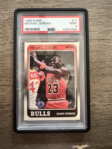 1988-89 Fleer Michael Jordan #17 PSA MINT 9 GOAT Bulls 🔥