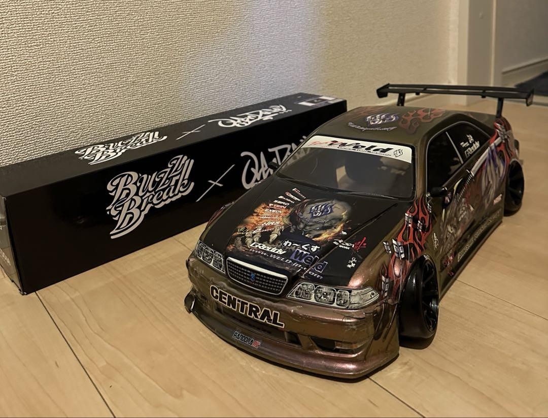 overdose Weld マークII VALINOマットサクラD5赤カーボン Overdose Weld Toyota Mark II VALINO Body on Sakura D5 Red